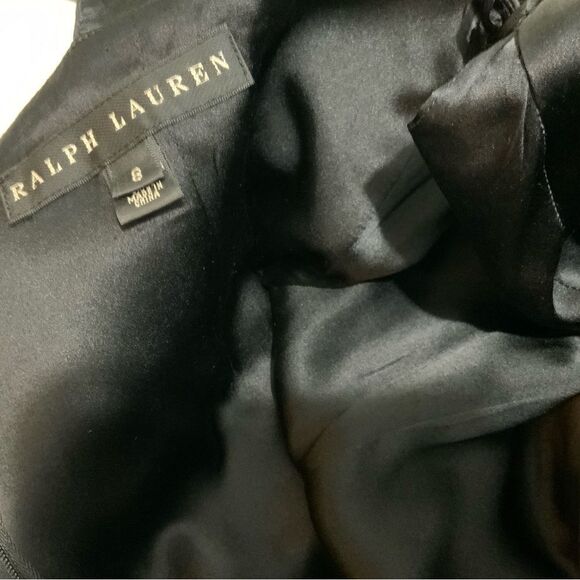 Ralph Lauren black label mulberry silk polka dot dress A-line size 8 - Picture 12 of 12